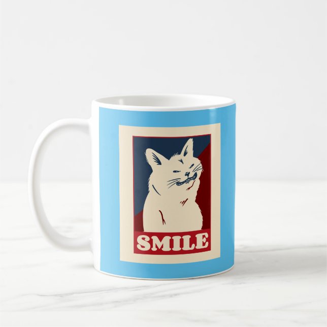 TAZA DE CAFÉ HUMILLA DE CAFÉ DE SONRISA (Izquierda)