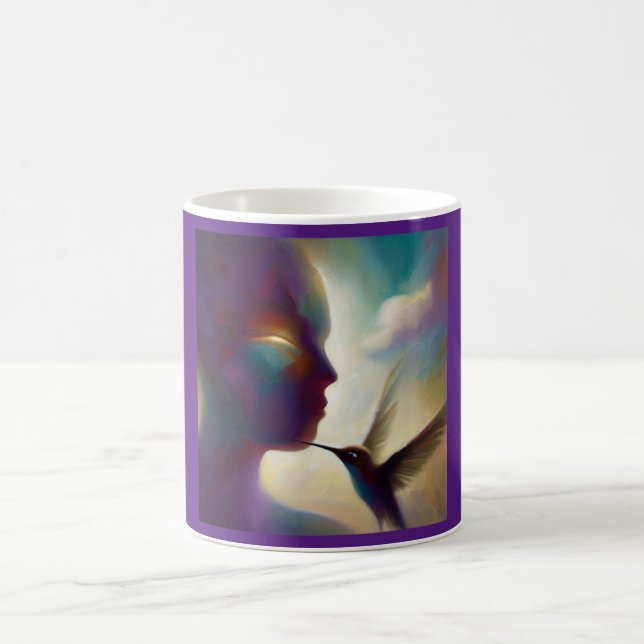 Taza De Café Hummingbird 1 de Espíritu Animal (Centro)