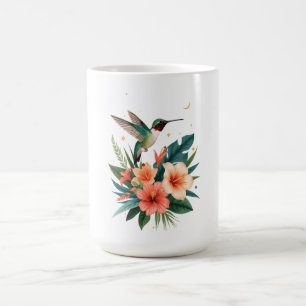Taza De Café Hummingbird Bloom Tropical Mug