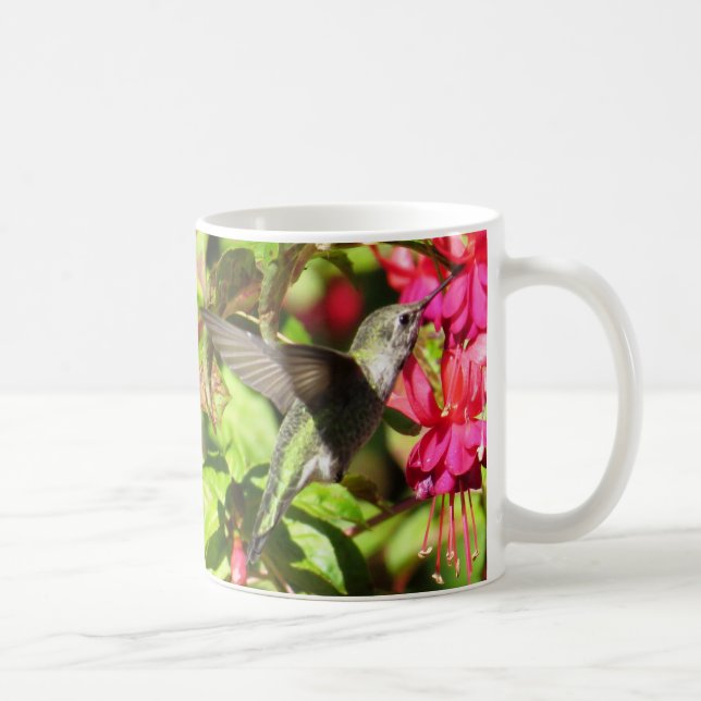 Taza De Café Hummingbird Coffee Mug by BirdingCollectibles (Derecha)