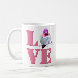 Taza De Café Hummingbird Fotografía de Coffee Mug de Pink LOVE 