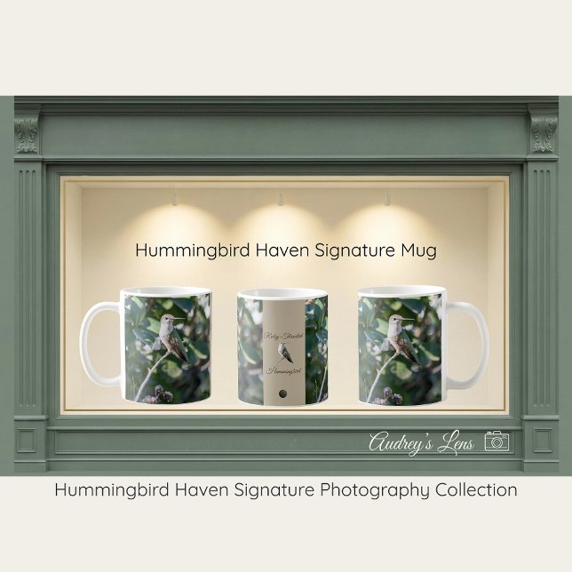 Taza De Café Hummingbird Haven Nature Mug Gift (Subido por el creador)
