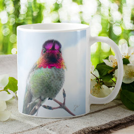 Taza De Café Hummingbird - Hummingbird de Anna rota