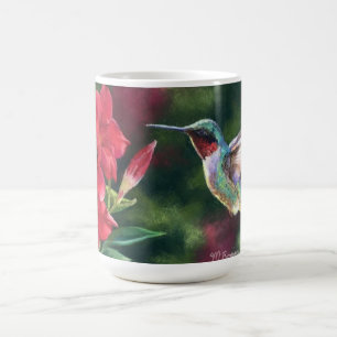 Taza De Café Hummingbird Mug pintando por Mandy Roeing