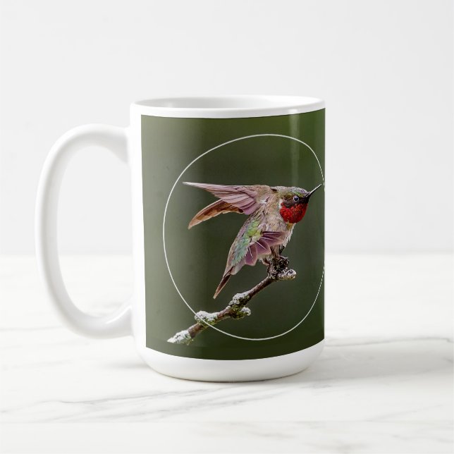 Taza De Café Hummingbird Stretches (Izquierda)