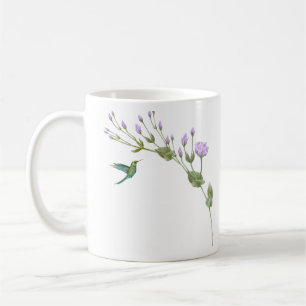 Taza De Café Hummingbird y Lisianthus Tri-Blend