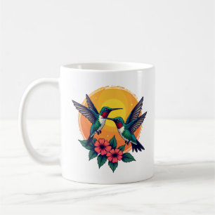Taza De Café Hummingbirds - Café tropical Mug