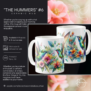 Taza De Café Hummingbirds Ceramic Mug