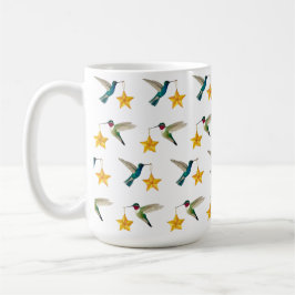 Taza De Café Hummingbirds y Stars
