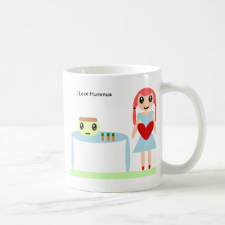 Taza De Café Hummus Amor "Amo el humus"