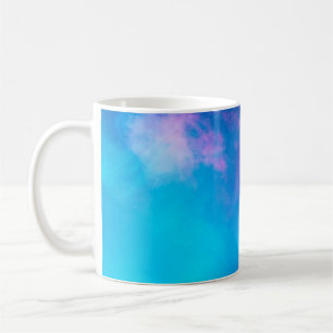 Taza De Café Humo rosa y azul   Zazzle_Growshop.