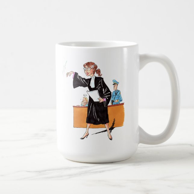 Taza De Café Humor: abogada - (Derecha)