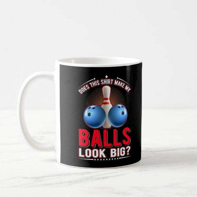 Taza De Café Humor adulto de boliche sarcástico (Izquierda)