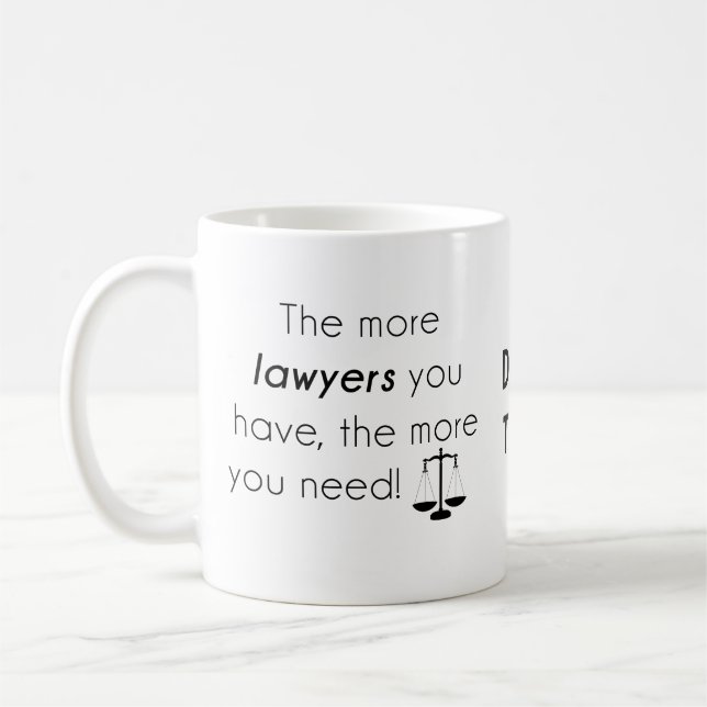 Taza De Café Humor de abogados (Izquierda)