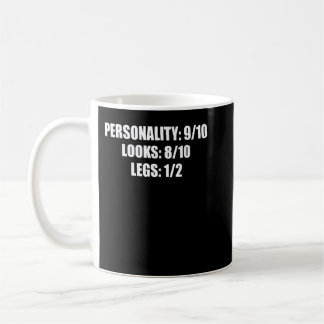 Taza De Café Humor de amputación divertida de piernas 