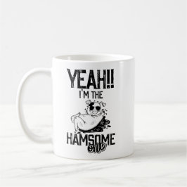 Taza De Café Humor de cerdo: Soy el guapo (Ham-sone) One1