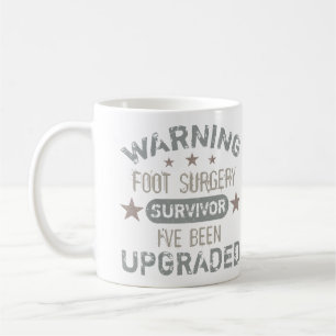 Taza De Café Humor de cirugía de pies mejorado