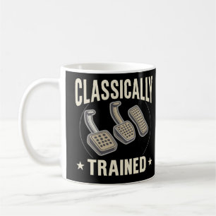 Taza De Café Humor de conductor de Funny Car con pedales entren