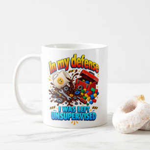 Taza De Café Humor de Creador En Mi Defensa Me Dejaron Sin Supe