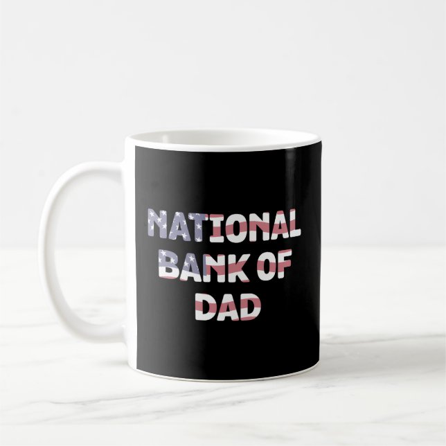 Taza De Café Humor De Educación Financiera Del Banco Nacional D (Izquierda)