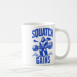 Taza De Café Humor de elevación del peso Humor monocromo Gimnas