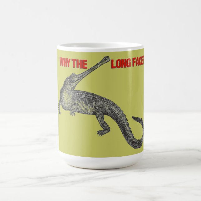 Taza De Café Humor de Gharial (Centro)