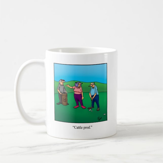 Taza De Café Humor De Golf Mug Para Ella (Izquierda)