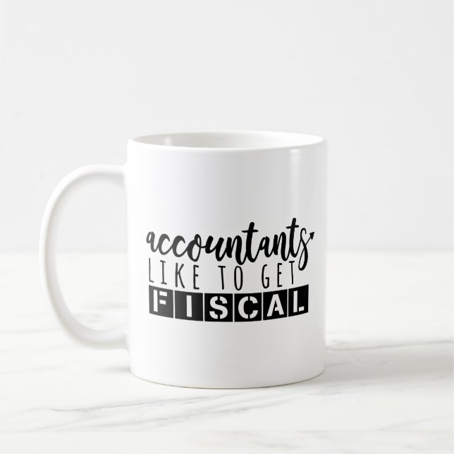 Taza De Café Humor de la contabilidad - el contable tiene gusto (Izquierda)