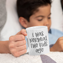 Taza De Café Humor de los padres gracioso hace dos niños era no