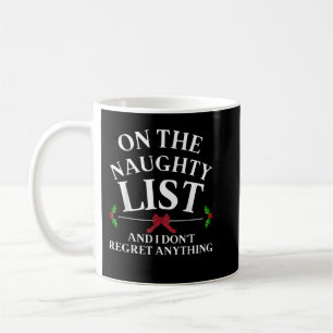 Taza De Café Humor De Navidades Adultos En La Lista De Ritos Y 