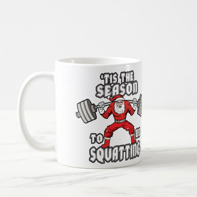 Taza De Café Humor de navidades: Plaza Santa Claus (Izquierda)