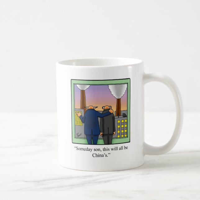 Taza De Café Humor de negocios Café Mug (Derecha)