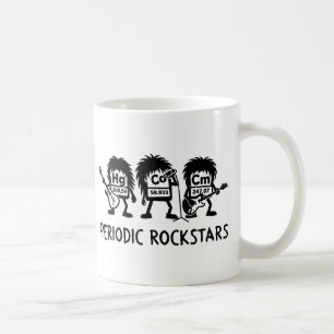 Taza De Café Humor de Química de Rockstars Periódicos