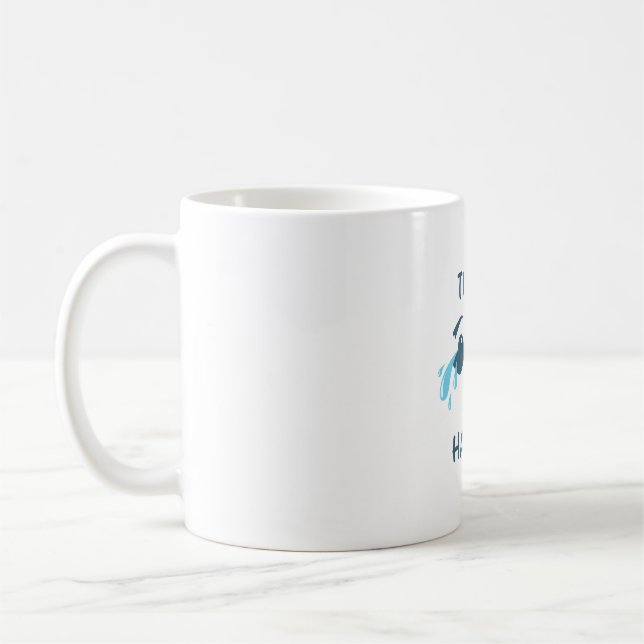 Taza De Café Humor de risa alegre de ODIADORES LÁGRIMAS (Izquierda)