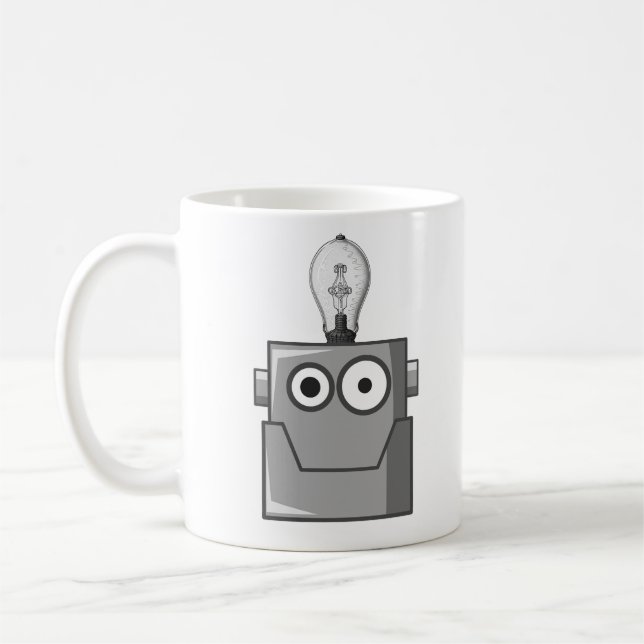 Taza De Café Humor de tecnología de aprendizaje automático (Izquierda)