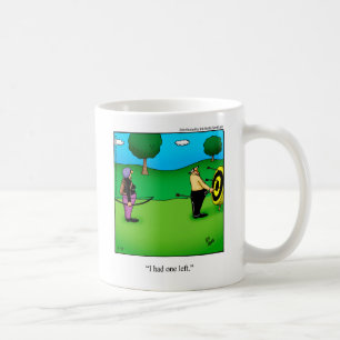 Taza De Café Humor de tiro al arco divertido