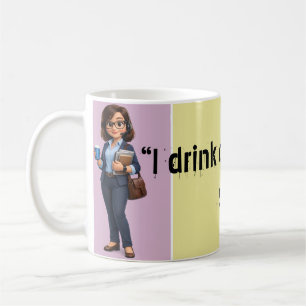 Taza De Café Humor de Trabajo desde Casa