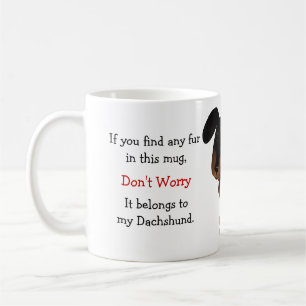 Taza De Café Humor del dueño del Dachshund