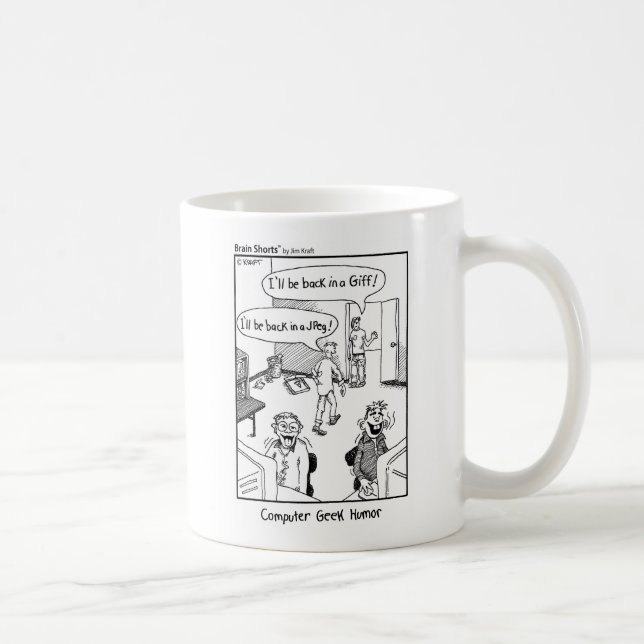 Taza De Café "Humor del friki" por Jim Kraft (Derecha)