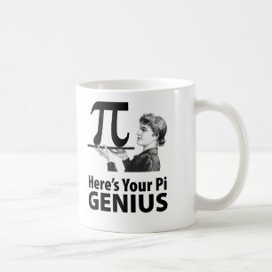 Taza De Café Humor del número del pi