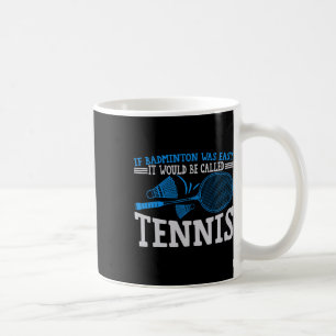 Taza De Café Humor divertido de Badminton Transbordador Smash B