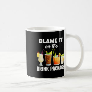 Taza De Café Humor Divertido de Crucero Échale la Culpa al Paqu