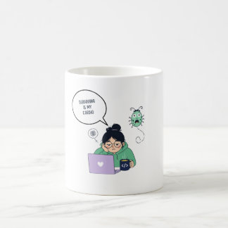 Taza De Café Humor Divertido de Depuración de Código