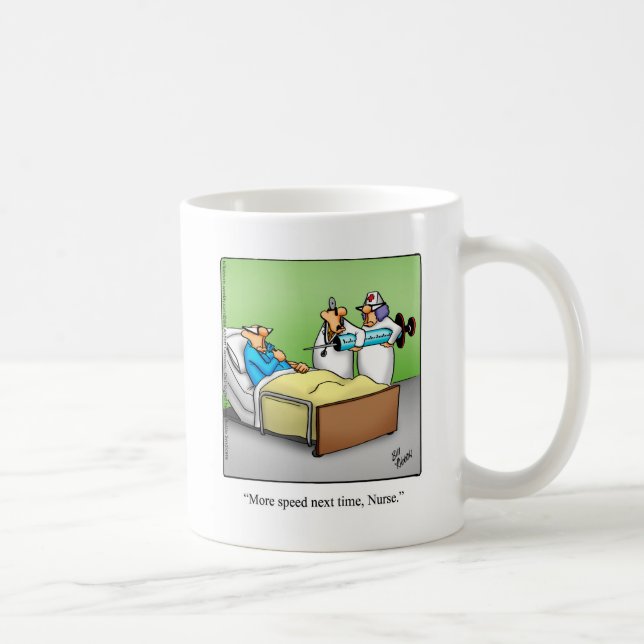 Taza De Café Humor divertido de enfermera Mug (Derecha)
