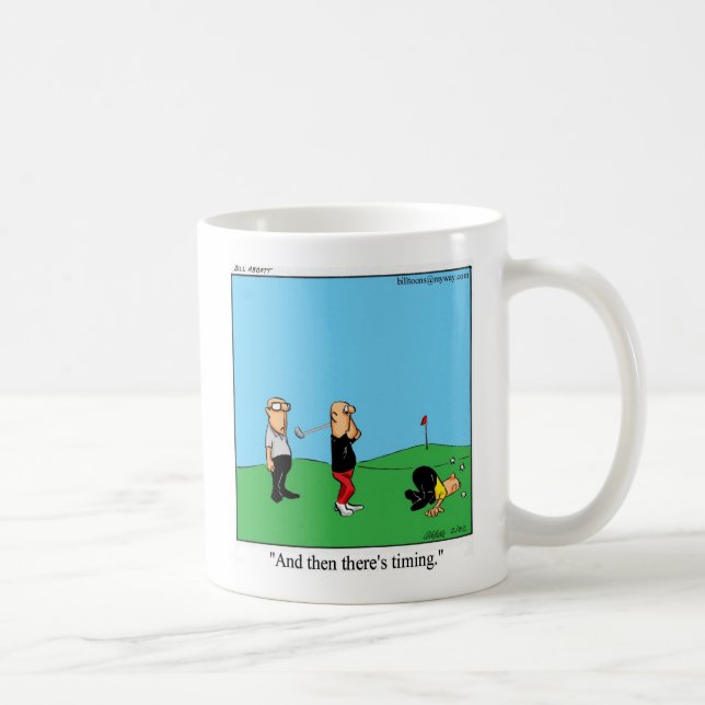 Taza De Café Humor divertido de golf Mug (Derecha)