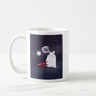 Taza De Café Humor divertido de Halloween pensando demasiado en