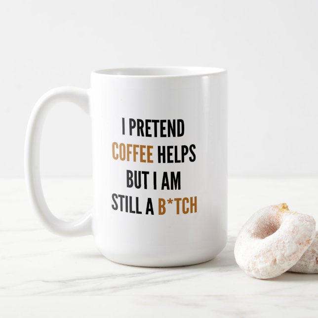 Taza De Café Humor divertido de Office (Con donut)