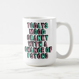 Taza De Café Humor divertido del café de la actitud del humor