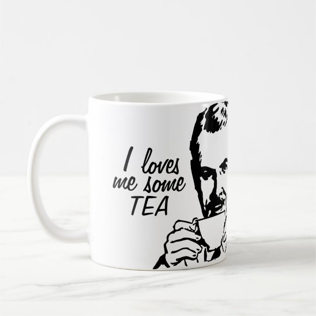 Taza De Café Humor divertido del té (Izquierda)