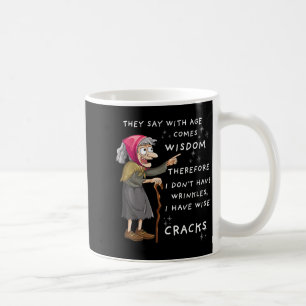 Taza De Café Humor divertido Halloween No tengo arrugas